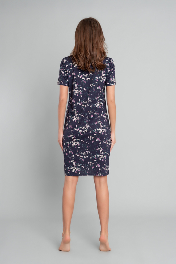 Evita cămașă de noapte cu mânecă scurtă Italian Fashion - print