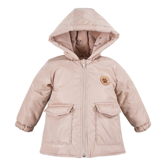 Geaca de iarna Puppy Playtime Eevi - bej