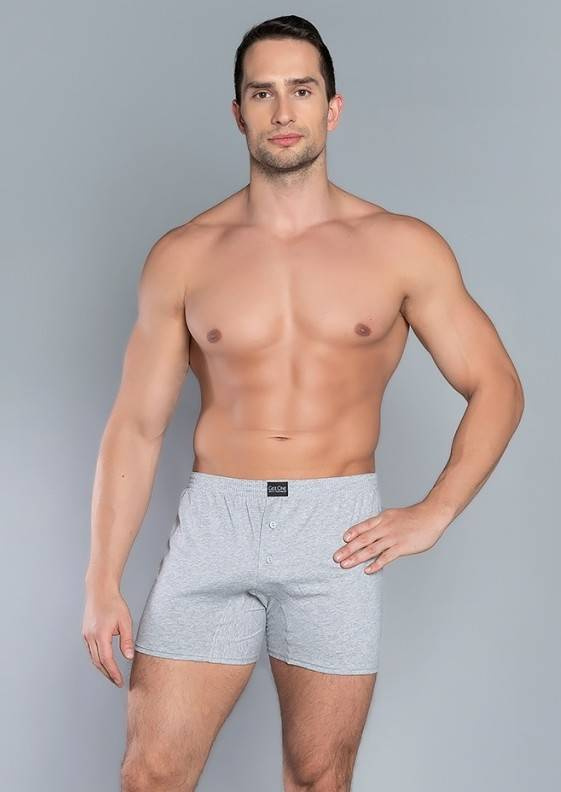 Pantaloni scurți boxer pentru bărbați Baster Italian Fashion - melange