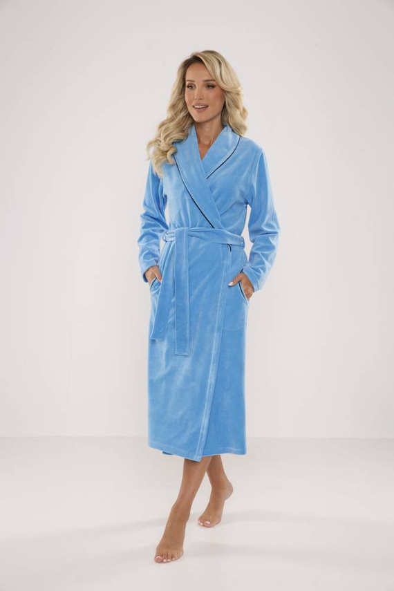 389 / 390 Lydie Halat de damă Forex - albastru