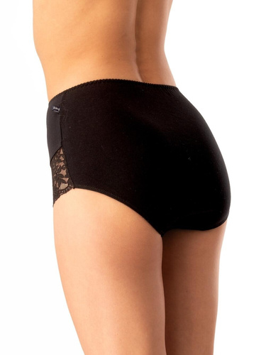 Slip dama Key LPF 578 gri negru – bumbac, confortabil, 2 piese la pachet