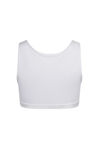 Nikola Sutien pentru fete, cu curea largă Italian Fashion- alb