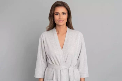 Karla Halat de baie pentru femei Italian Fashion - melange deschis