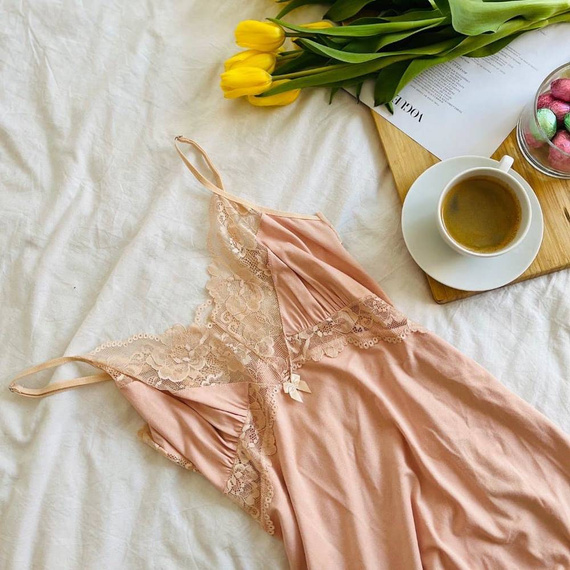 639 Noela Forex cămașă de noapte - bej