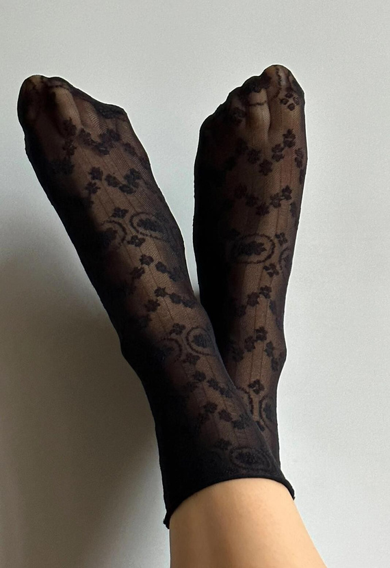 Șosete Fabienne Vaneziana - negri