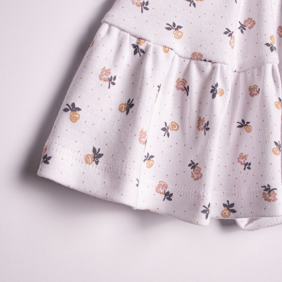 Nicol 220159 body rochiță bebe fete bumbac floral cu volane