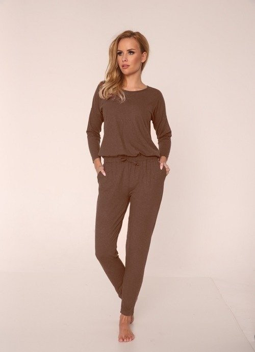 305 Paula Costum de pijama pentru femei - Mocca