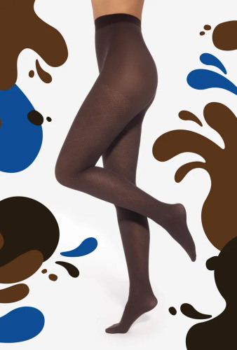 Wedel wz.02 Colanti dama 40 den Gatta - dark choco