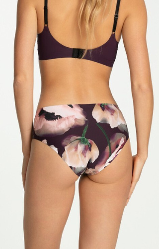 Julimex Velvet Bloom Simple Classic chiloți de damă – Imprimeu floral, fără cusături