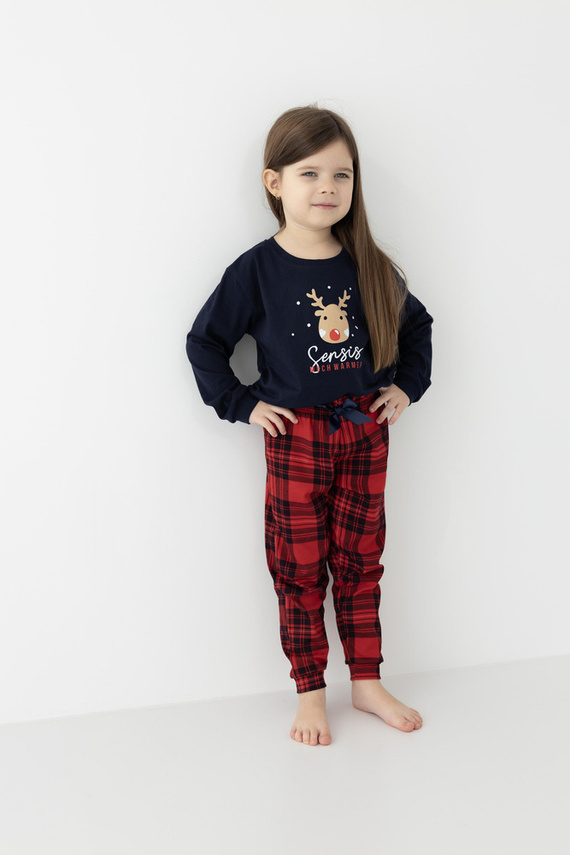 Pijamale pentru copii Lucy Kids Sensis - Bleumarin