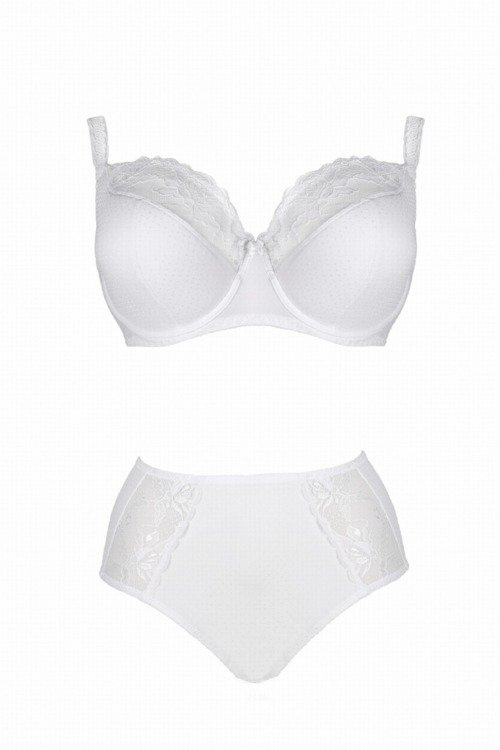 112 Lupoline sutien semi-padded - alb