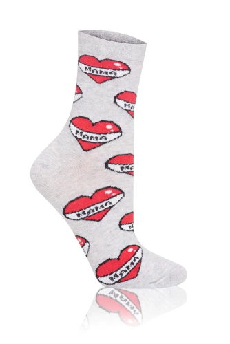 S122D Mama Șosete lungi Italian Fashion - gri