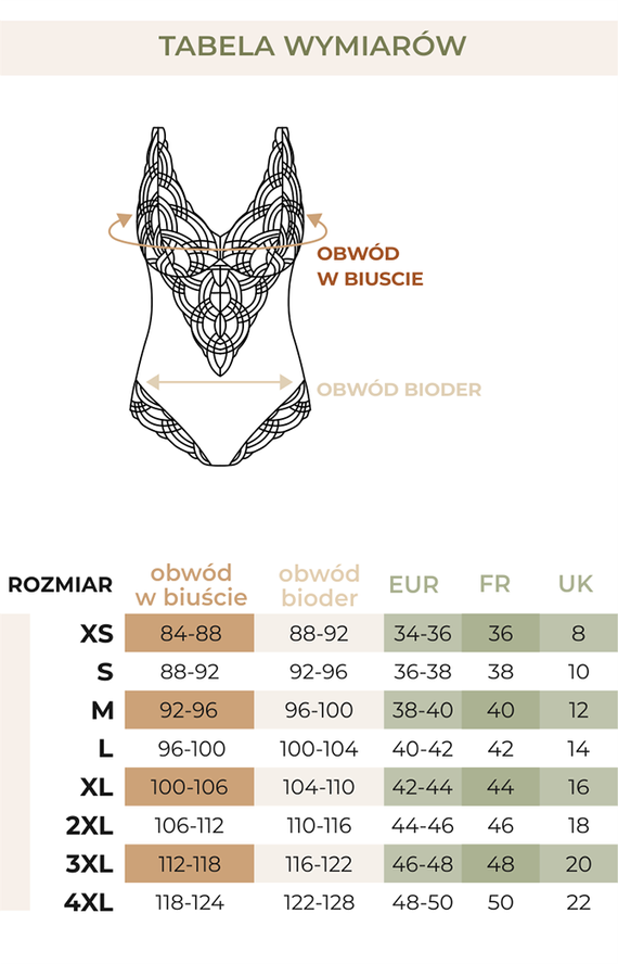 Body de dama Desire Mefemi - cappuccino