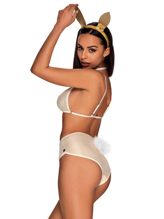 Neo Goldes Seksowny Komplet damski Obsessive złoty +