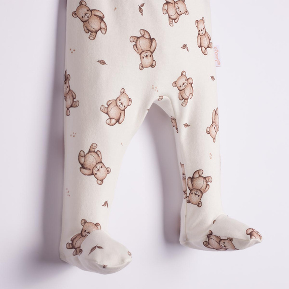 Pantaloni de pijama pentru bebeluși Figo Nicol Koala 100% bumbac alb