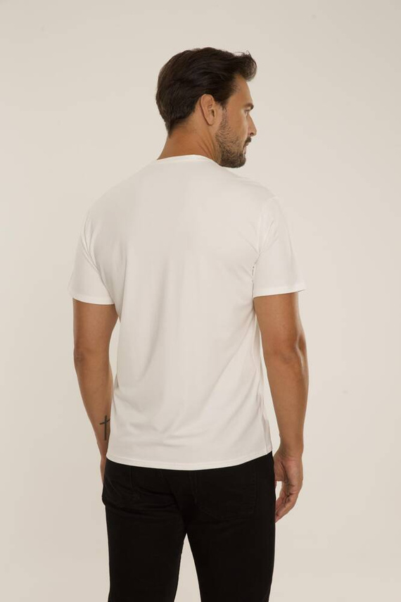 828 Chandler t-shirt De Lafense - ecru