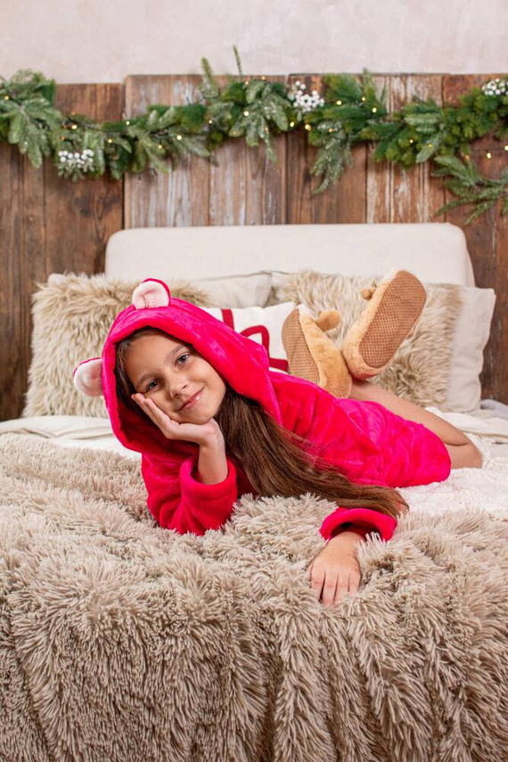 730 Halat de baie pentru copii Serena Forex - zmeură