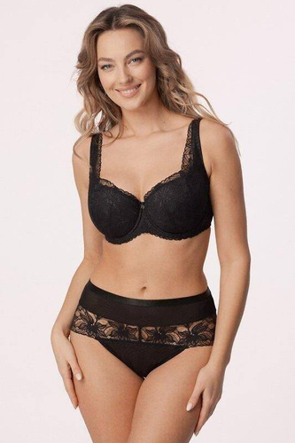 Sutien cu cupa intreaga Laura Big Mefemi - negru