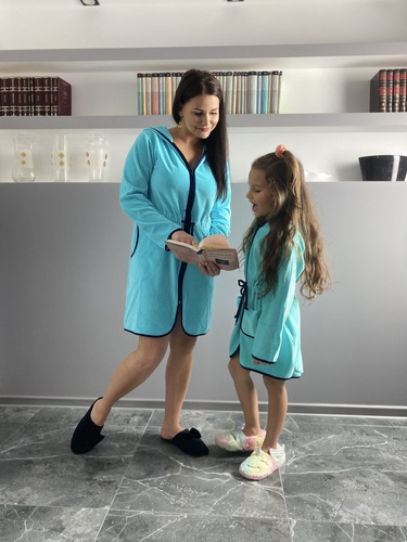 374 / 375 Halat de baie pentru copii Desiree - mentă