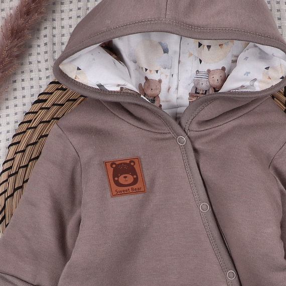 Combinezon călduros Circus Nini – 100% bumbac organic, moale și hipoalergenic