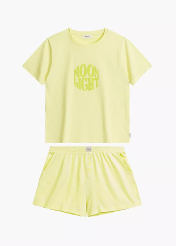 NLP-487 Pijamale Atlantic pentru femei - lime