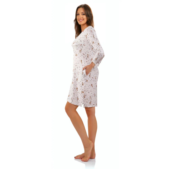 2667/03 Cămașă de noapte Sesto Senso albă