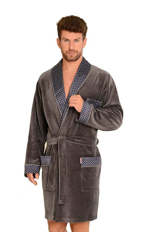 772 Bonjour halat de baie forex pentru bărbați - grafit