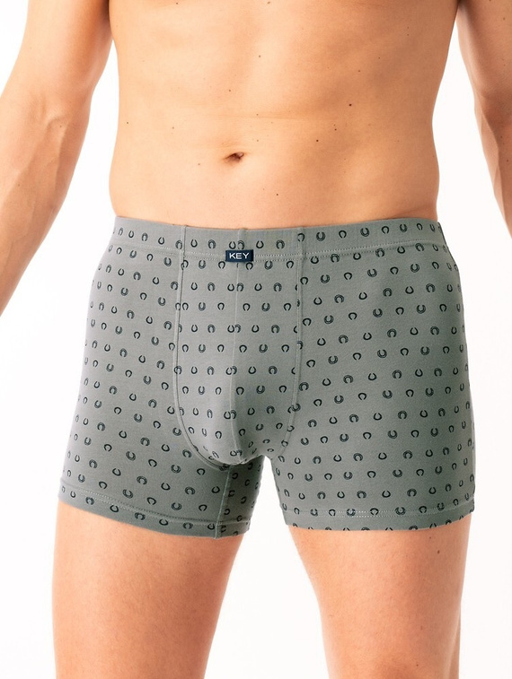 Boxer bărbați MXH 612 B25 Key, gri - bumbac, confortabil, în cutie elegantă