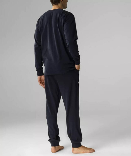 NMP-378 Pijamale pentru bărbați cu mâneci lungi, Atlantic-bleumarin