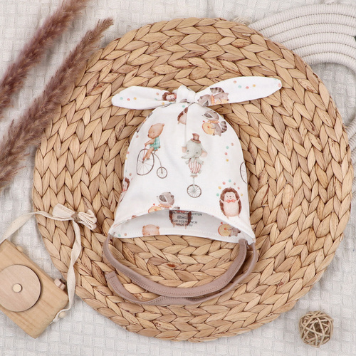 Căciuliță pentru bebeluși Circus Nini – 100% bumbac organic