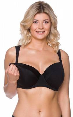 3139 Sutien de alăptare Lupoline - negru