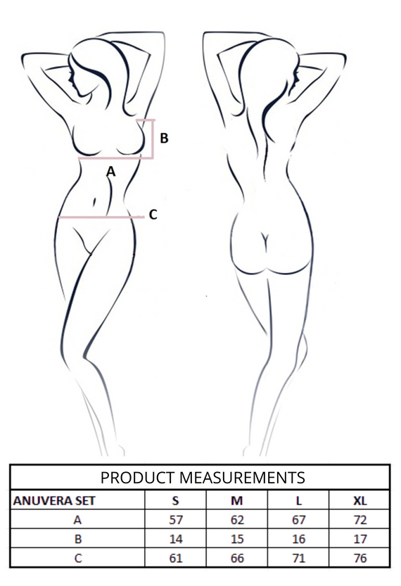 Set Anuvera White Passion alb – un set elegant de lenjerie intimă pentru femei