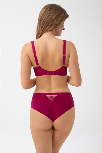 Chilot brazilian B006 Dayana Gorsenia roz tulle și dantelă