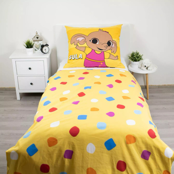 Lenjerie Bing Iepurașul și Sula 140x200 bumbac Jerry Fabrics