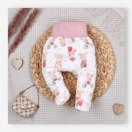 Nini Pantalonași Nou-născut Little Mouse 100% Bumbac Organic – Polonia