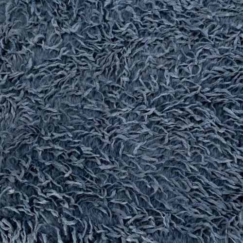 Pătură Adore, cuvertură de pat cu draperii, shaggy, blană, bleumarin