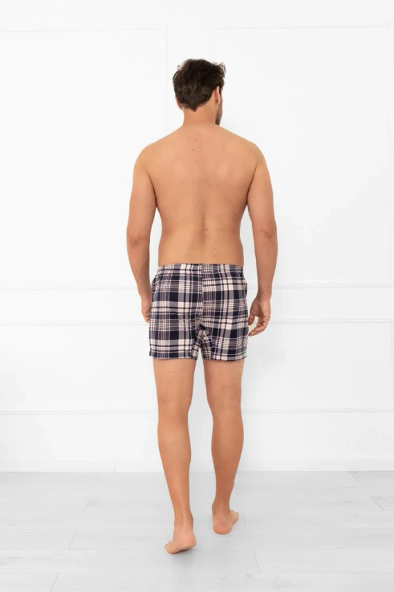 Boxeri bărbătești Brit Italian Fashion - bumbac, carouri, clasici