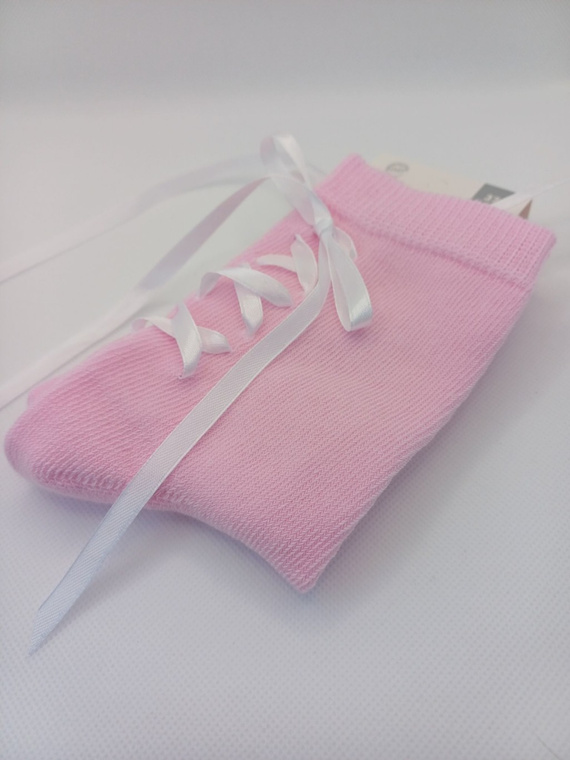 1597.001 Ciorapi dama cu siret Milena - roz