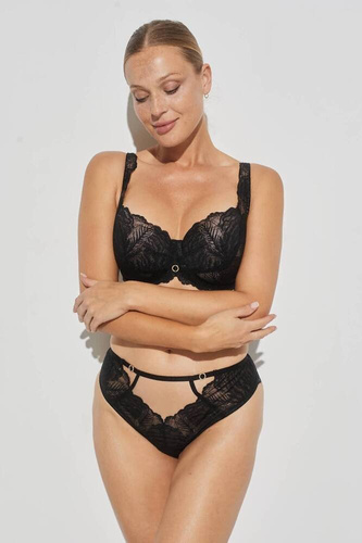 BC-1102 Luna Sutien captusit cu cupa intreaga Kinga - negru