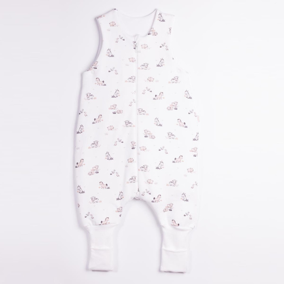 228044 Nicol FARMA Sac de dormit cu picioare 1,5 TOG bumbac animale