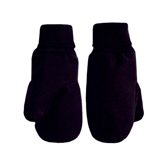 229075 Mănuși copii Nicol Softshell impermeabile cu polar - negre