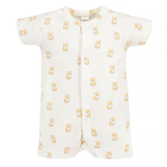 Lovely Day Rampers cu fermoar Pinocchio - câini ecru