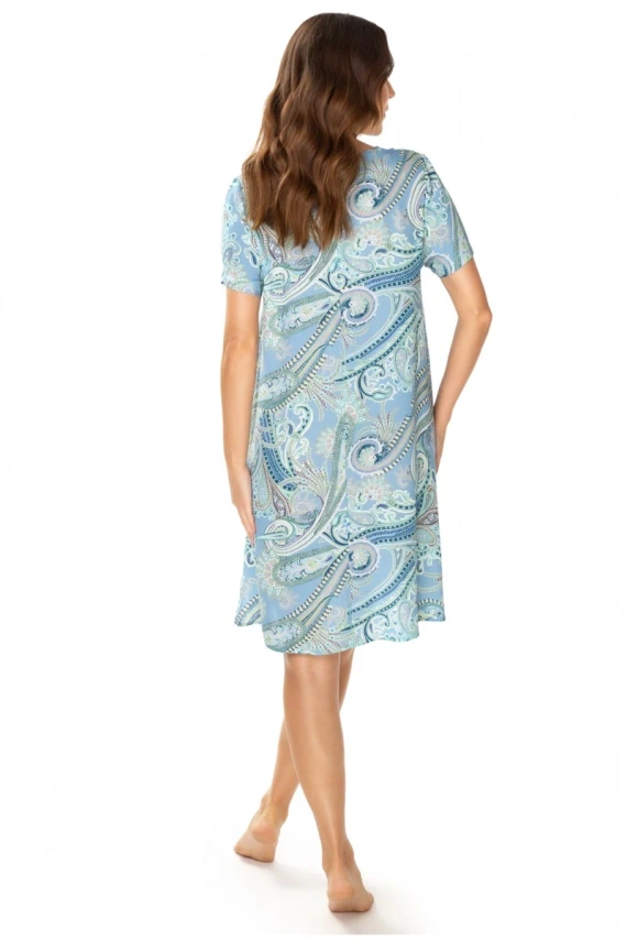 86633 Laguna Nightdress Seagull imprimeu albastru