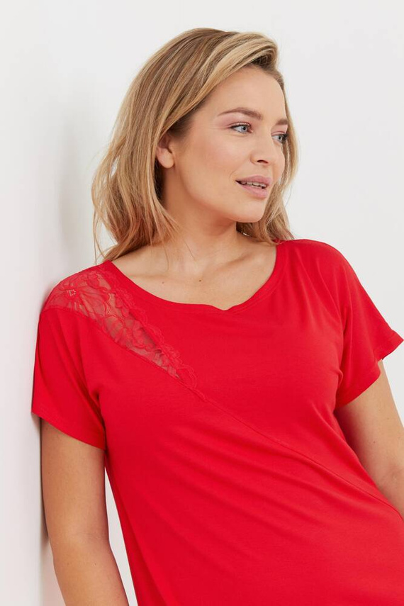 737 Velar Forex cămașă de noapte - roșu