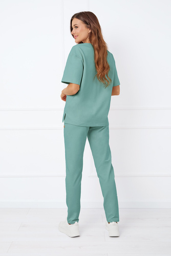 Caro Bluză cu mânecă scurtă Italian Fashion - salvie 