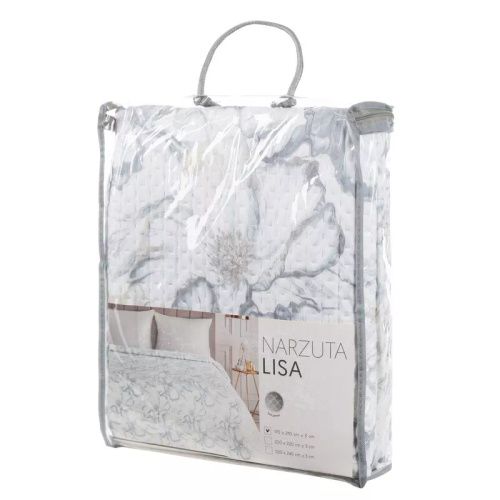 Năframă Eurofirany Lisa Albă 100% Poliester Năframă Elegantă pentru Pat