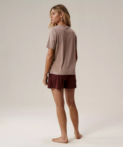 Pijamale de damă Atlantic NLP-498E bej - bumbac, confortabile și elegante