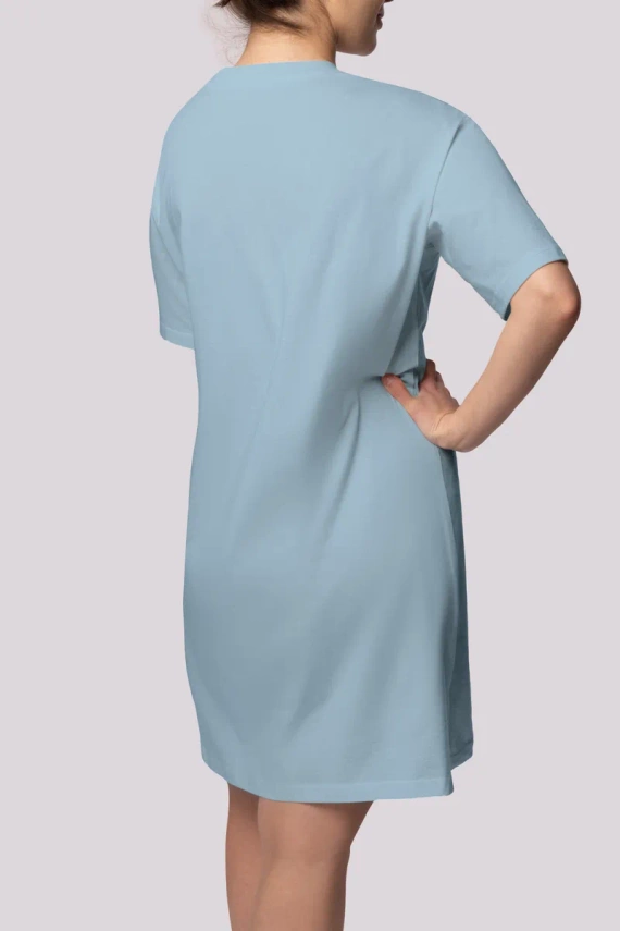 Cămașă de noapte Bliss Mona albastru deschis