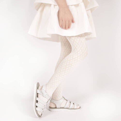 141803 W2 Nicol colanti jacquard - crem