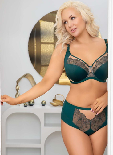 Gorsenia K441/1 Luisse Sutien soft ciocolatiu pentru sâni mari